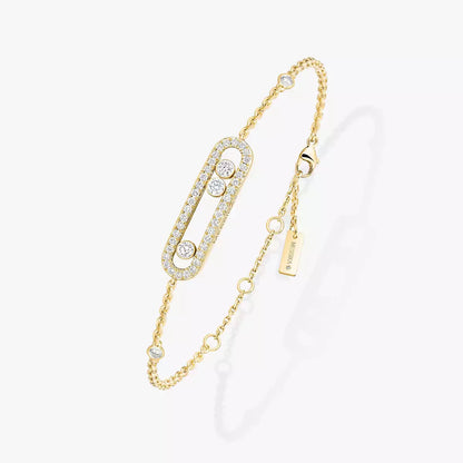 [Aura Jewels]Pavé Baby Move Diamond Bracelet