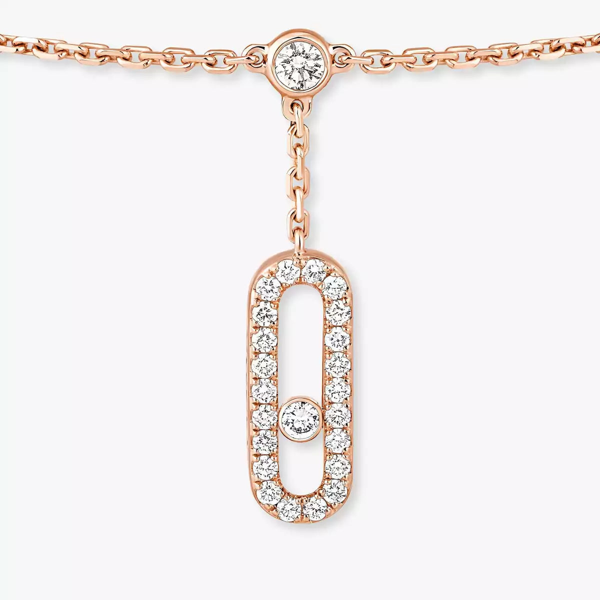 [Aura Jewels] Move Uno pavé ankle bracelet