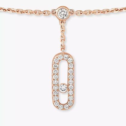 [Aura Jewels] Move Uno pavé ankle bracelet