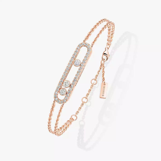 [Aura Jewels] Move Classique pavé bracelet