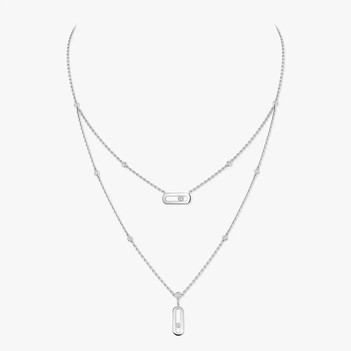 [Aura Jewels] Move Uno Diamond Necklace