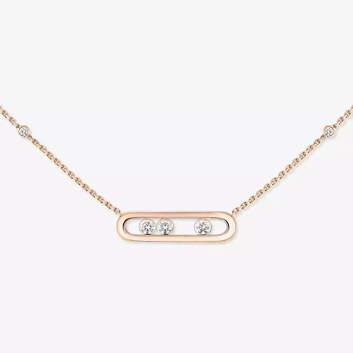 [Aura Jewels] Baby Move Gold Diamond Necklace