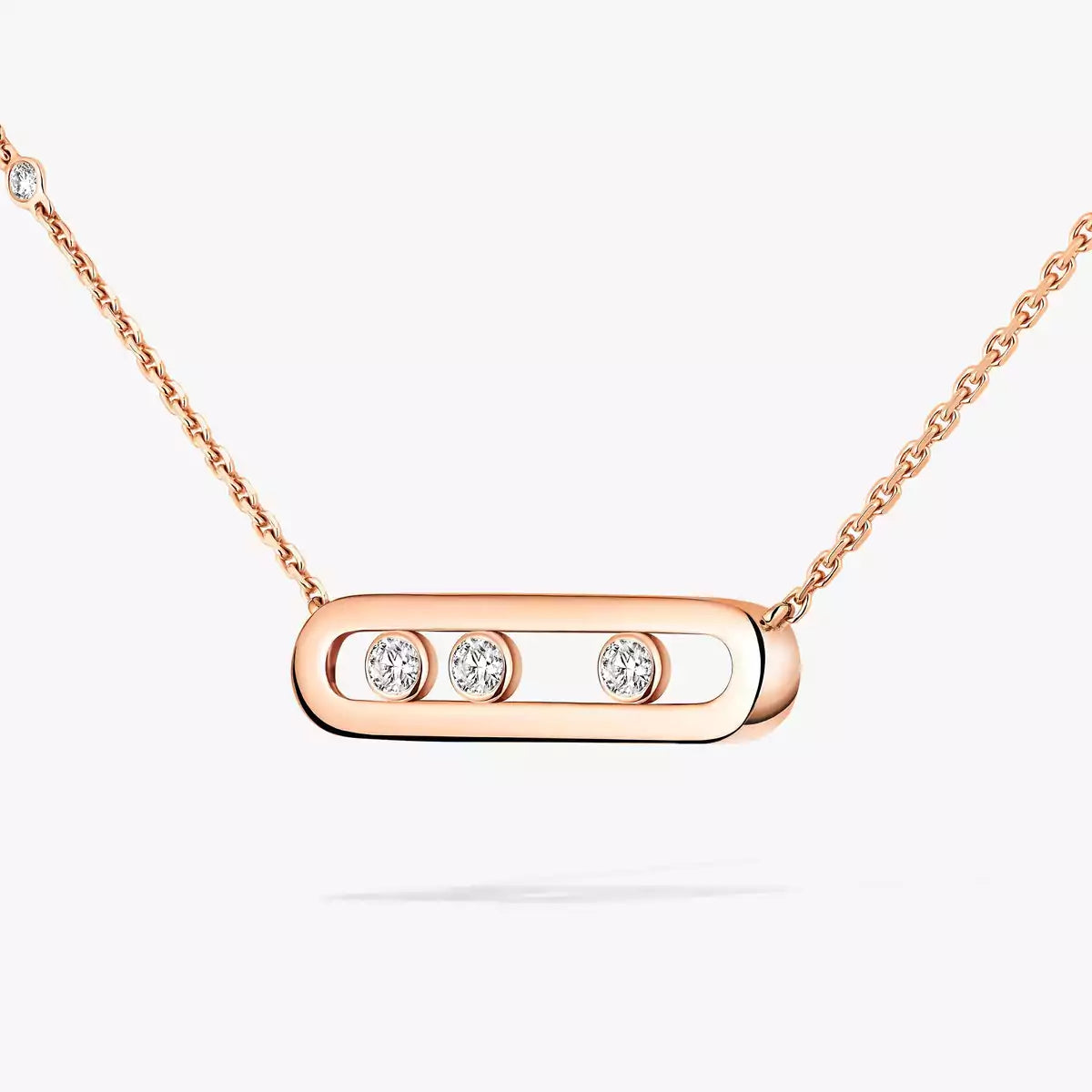 [Aura Jewels] Baby Move Gold Diamond Necklace