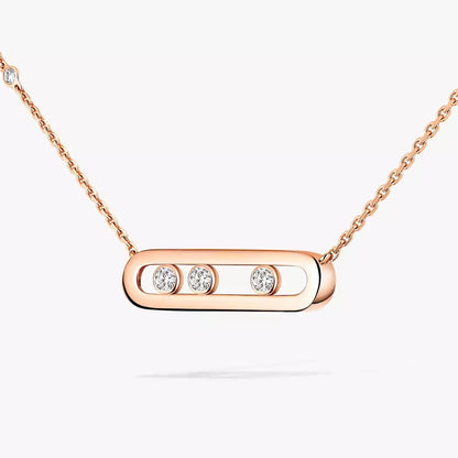 [Aura Jewels] Baby Move Gold Diamond Necklace