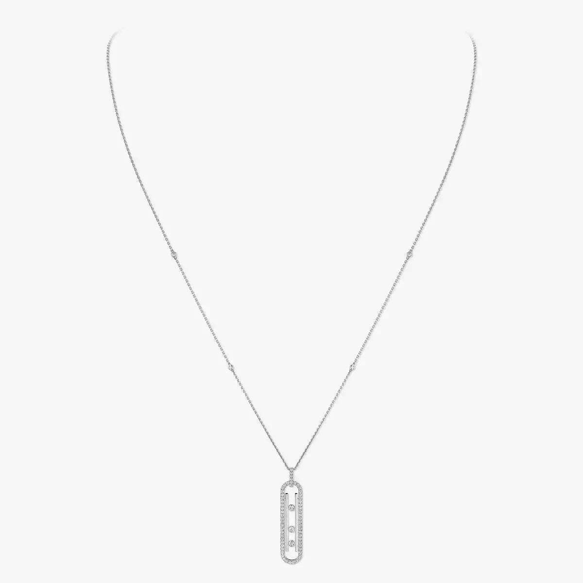[Aura Jewels]Diamond Necklace Move 10Th