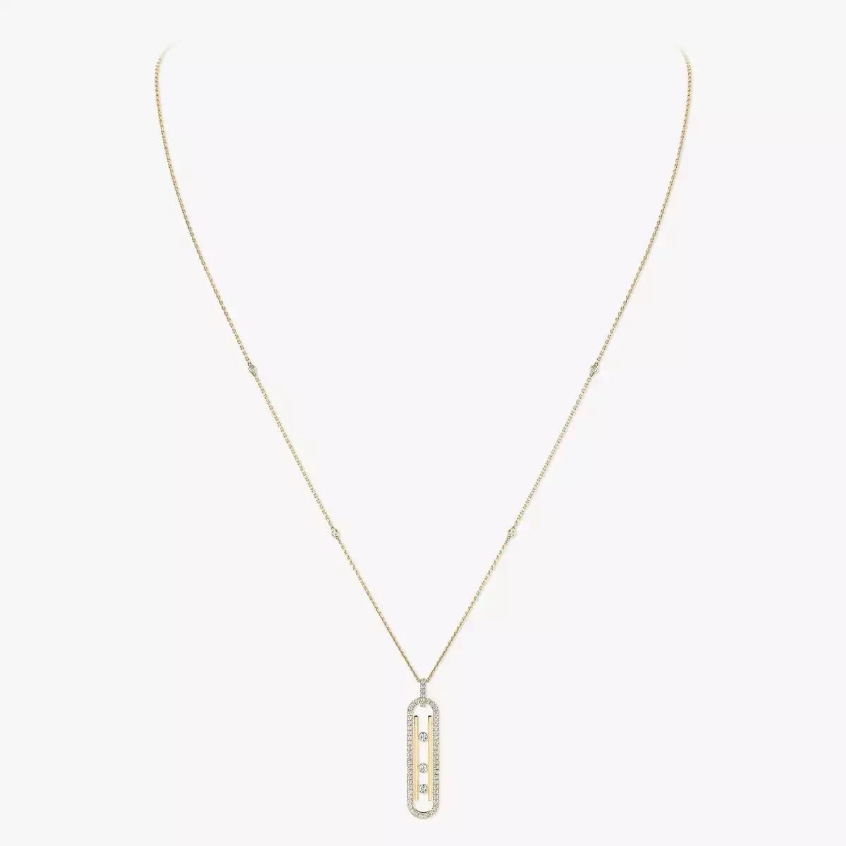 [Aura Jewels]Diamond Necklace Move 10Th