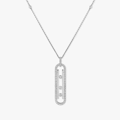 [Aura Jewels]Diamond Necklace Move 10Th