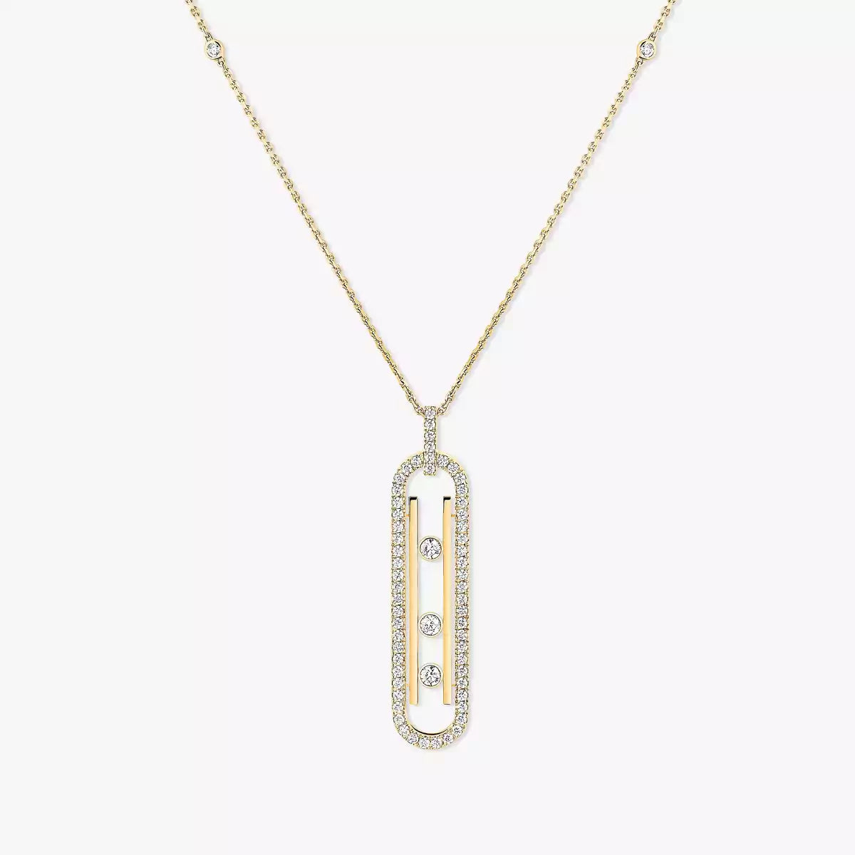 [Aura Jewels]Diamond Necklace Move 10Th