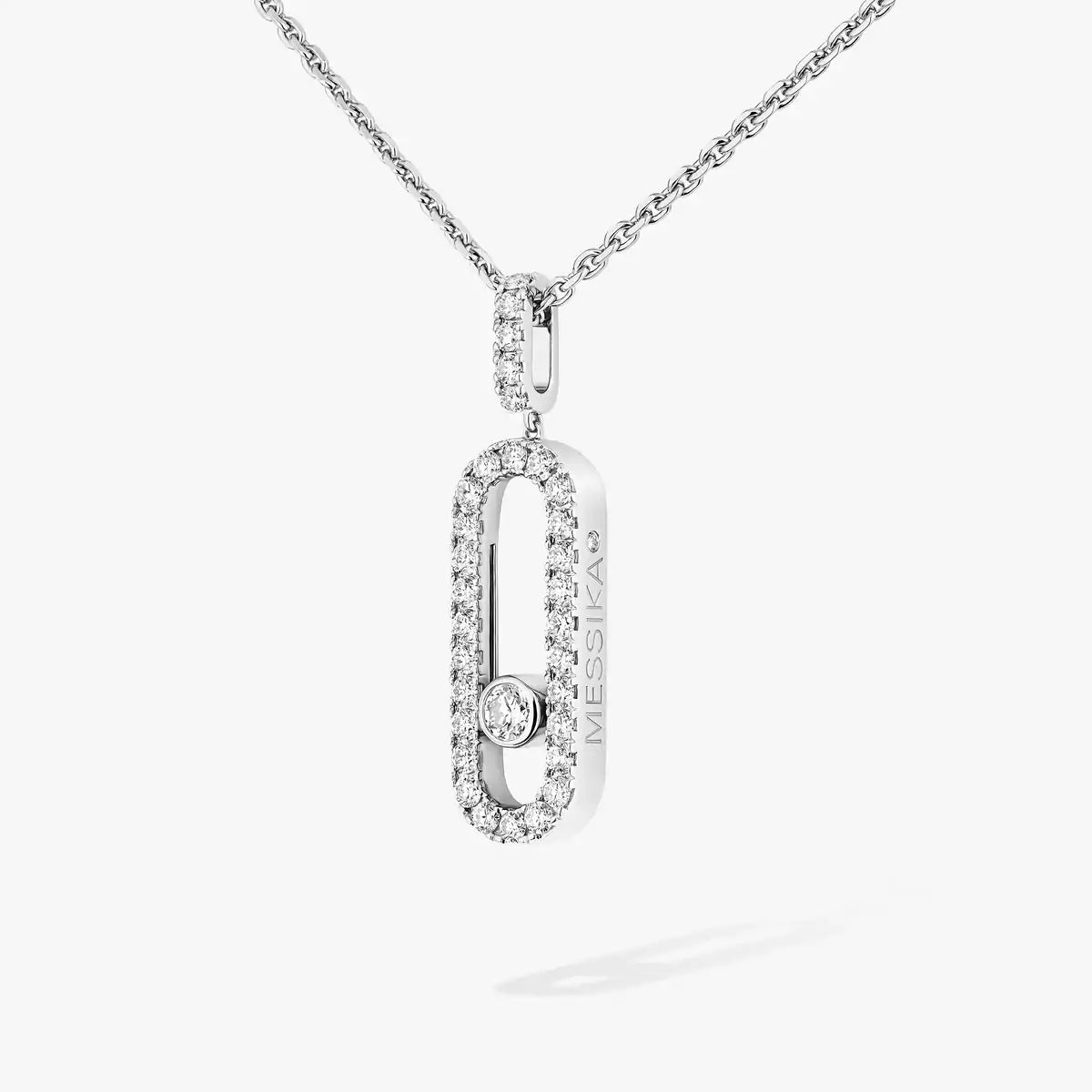 [Aura Jewels]Move Uno Diamond Necklace in Rose Gold
