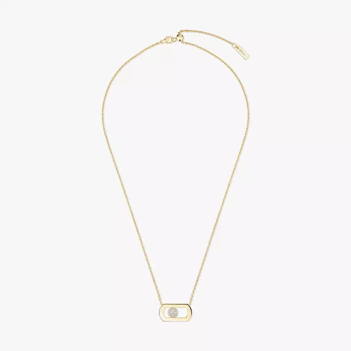 [Aura Jewels]So Move Diamond Necklace in Gold