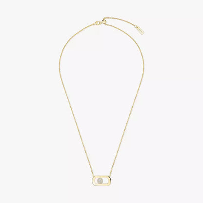[Aura Jewels]So Move Diamond Necklace in Gold