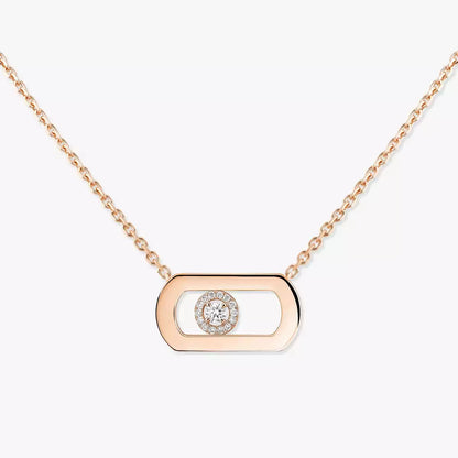 [Aura Jewels]So Move Diamond Necklace in Gold