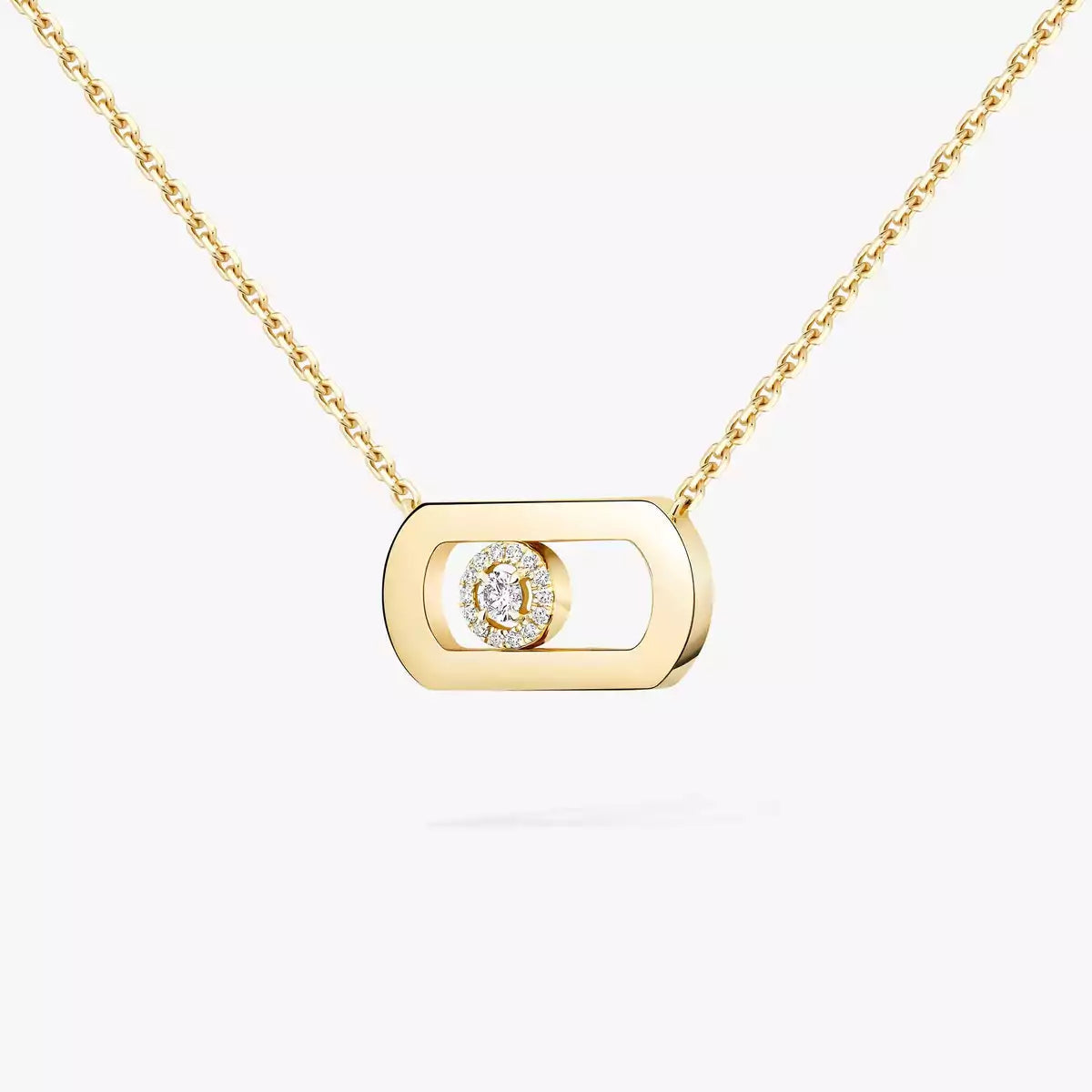 [Aura Jewels]So Move Diamond Necklace in Gold
