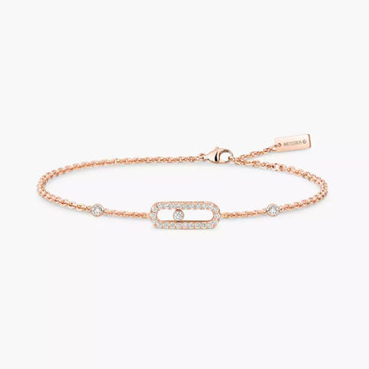 [Aura Jewels]Move Uno Diamond Bracelet