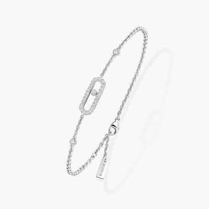 [Aura Jewels]Move Uno Diamond Bracelet