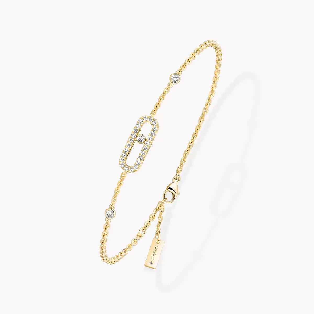 [Aura Jewels]Move Uno Diamond Bracelet