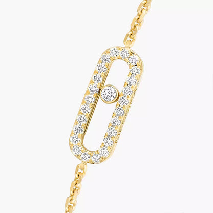 [Aura Jewels]Move Uno Diamond Bracelet