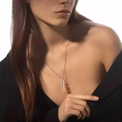 [Aura Jewels]Diamond Necklace Move 10Th