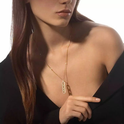 [Aura Jewels]Diamond Necklace Move 10Th