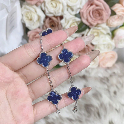 [Aura Jewels]New CLOVER 5 MOTIF PIETERSITE BRACELET COLLECTION
