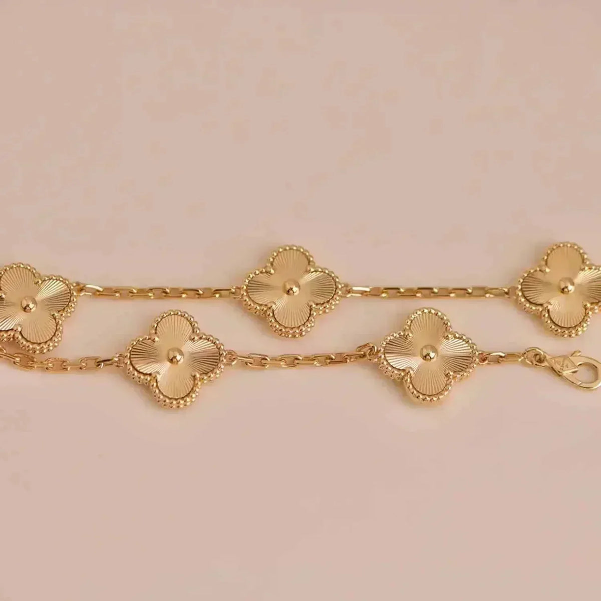 [Aura Jewels]New  CLOVER 5 MOTIF LASER BRACELET COLLECTION