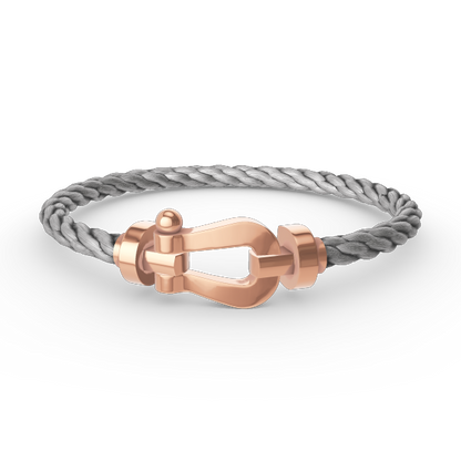 ¡®Aura Jewels¡¯FORCE LARGE HORSESHOE NO DIAMOND BRACELET ROSE GOLD