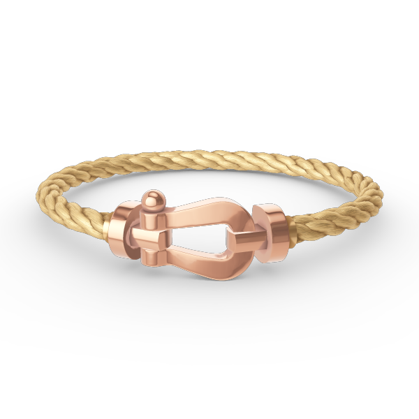¡®Aura Jewels¡¯FORCE LARGE HORSESHOE NO DIAMOND BRACELET ROSE GOLD