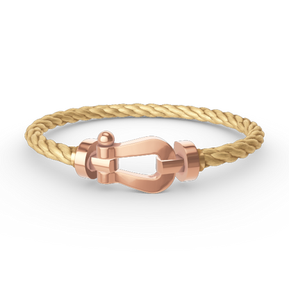 ¡®Aura Jewels¡¯FORCE LARGE HORSESHOE NO DIAMOND BRACELET ROSE GOLD