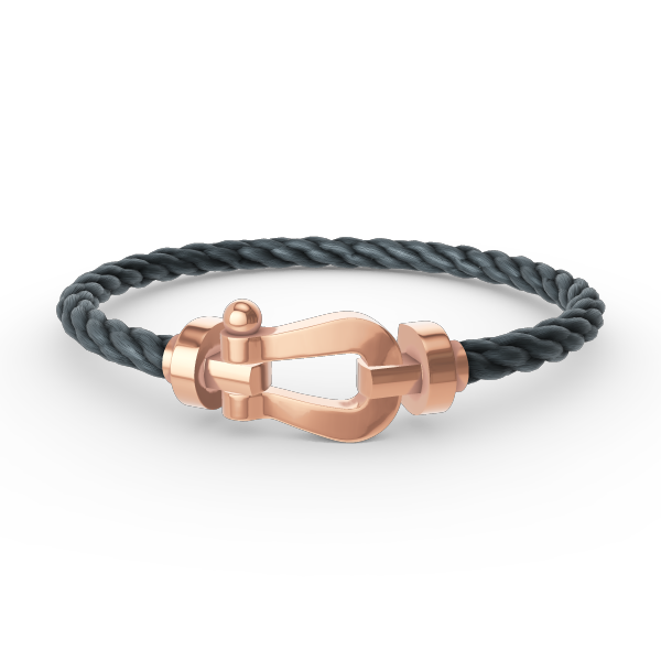 ¡®Aura Jewels¡¯FORCE LARGE HORSESHOE NO DIAMOND BRACELET ROSE GOLD