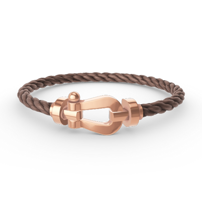 ¡®Aura Jewels¡¯FORCE LARGE HORSESHOE NO DIAMOND BRACELET ROSE GOLD