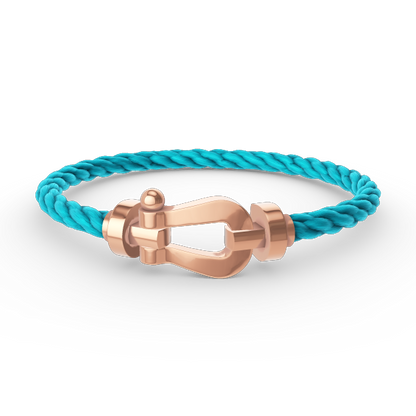 ¡®Aura Jewels¡¯FORCE LARGE HORSESHOE NO DIAMOND BRACELET ROSE GOLD