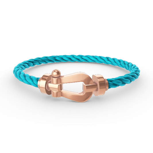 ¡®Aura Jewels¡¯FORCE LARGE HORSESHOE NO DIAMOND BRACELET ROSE GOLD
