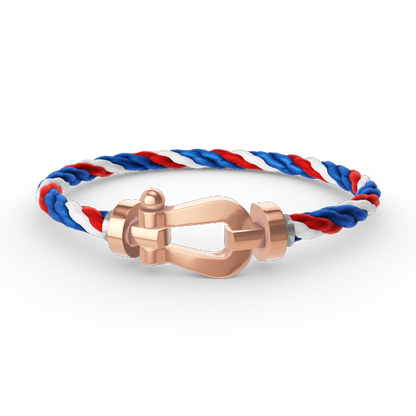 ¡®Aura Jewels¡¯FORCE LARGE HORSESHOE NO DIAMOND BRACELET ROSE GOLD