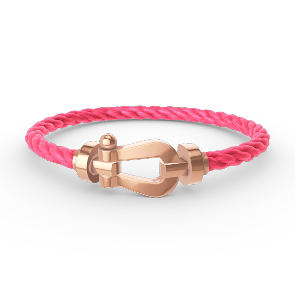 ¡®Aura Jewels¡¯FORCE LARGE HORSESHOE NO DIAMOND BRACELET ROSE GOLD