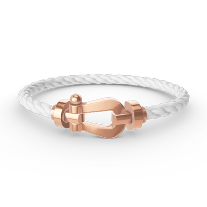 ¡®Aura Jewels¡¯FORCE LARGE HORSESHOE NO DIAMOND BRACELET ROSE GOLD