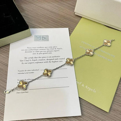 [Aura Jewels]New  CLOVER 5 MOTIF LASER BRACELET COLLECTION