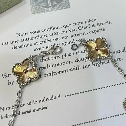 [Aura Jewels]New  CLOVER 5 MOTIF LASER BRACELET COLLECTION