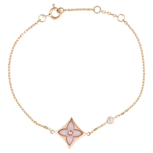 ¡®Aura Jewels¡¯STAR 1 DIAMOND PINK GOLD BRACELET