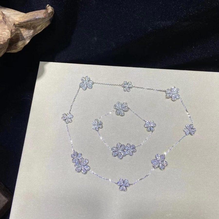 ¡®Aura Jewels¡¯FRIVOLE SILVER 5 FLOWERS BRACELET