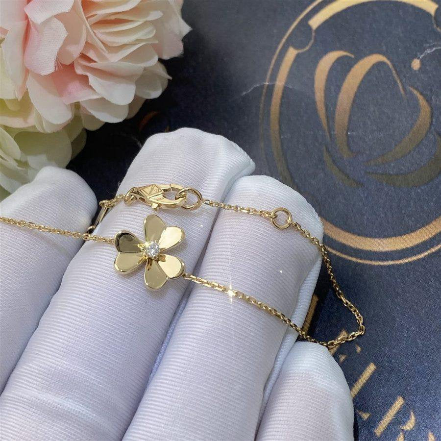 ¡®Aura Jewels¡¯FRIVOLE GOLD FLOWER BRACELET