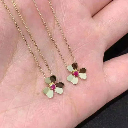 ¡®Aura Jewels¡¯FRIVOLE GOLD FLOWER NECKLACE