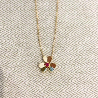 ¡®Aura Jewels¡¯FRIVOLE GOLD FLOWER NECKLACE