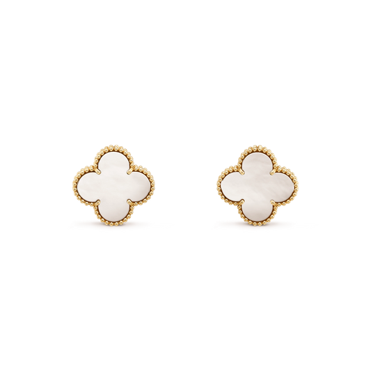 ¡®Aura Jewels¡¯CLOVER MINI GOLD EARRINGS