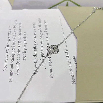 ¡®Aura Jewels¡¯CLOVER  SINGLE FLOWER BRACELET SILVER