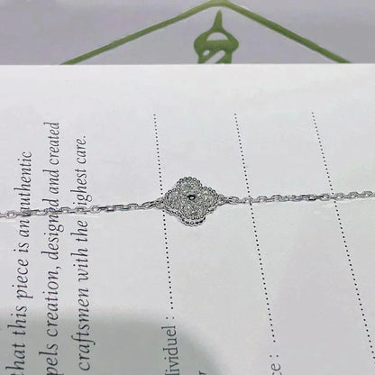 ¡®Aura Jewels¡¯CLOVER  SINGLE FLOWER BRACELET SILVER