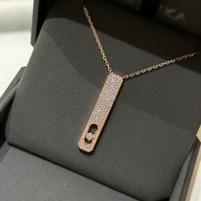 [Aura Jewels]MY FIRST DIAMOND PAVED NECKLACE