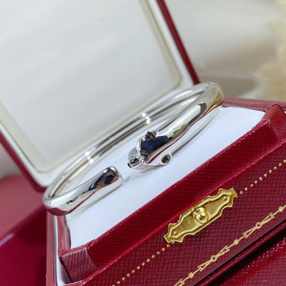 ¡®Aura Jewels¡¯PANTHERE SILVER OPEN BRACELET