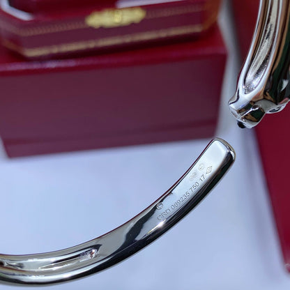 ¡®Aura Jewels¡¯PANTHERE SILVER OPEN BRACELET