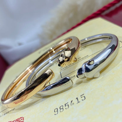 ¡®Aura Jewels¡¯PANTHERE SILVER OPEN BRACELET