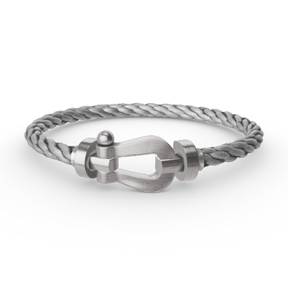 ¡®Aura Jewels¡¯FORCE LARGE HORSESHOE NO DIAMOND BRACELET SILVER